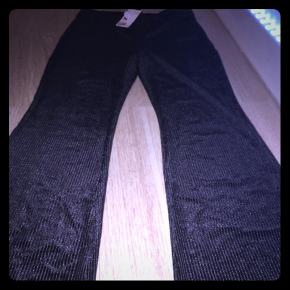 H&M Corduroy trousers black flare pants - Picture 1 of 3
